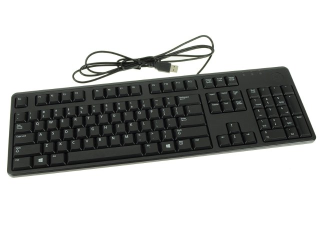 New Genuine Dell Kb212 B Black Wired Usb Keyboard 4g481 Dj454 1hf24 5p02f 4432