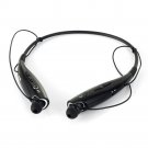 Black Wireless Bluetooth HandFree Sport Stereo Headphone for iPhone Samsung LG