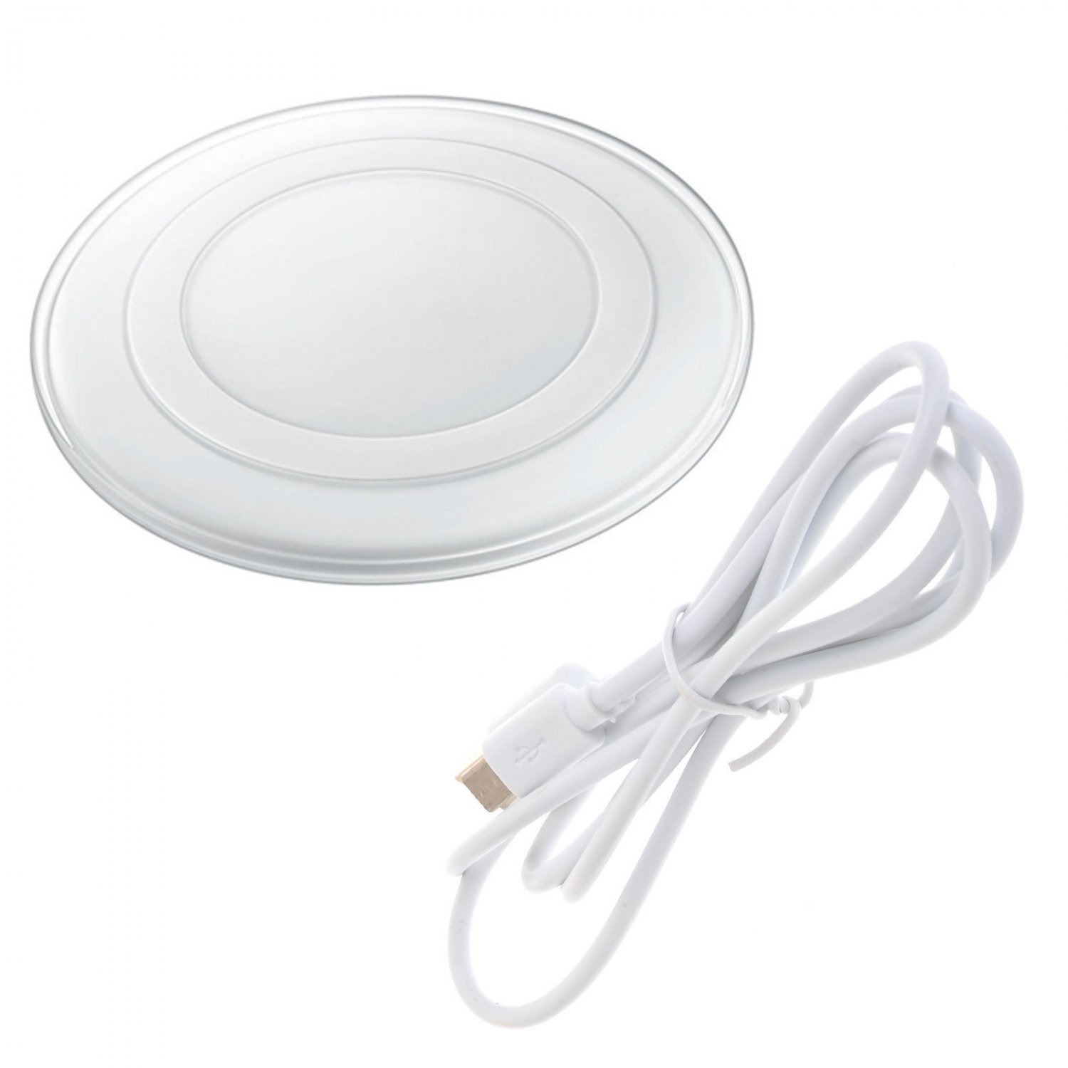 New White Wireless Charging Charger Charge Pad for Samsung Galaxy S6 Edge