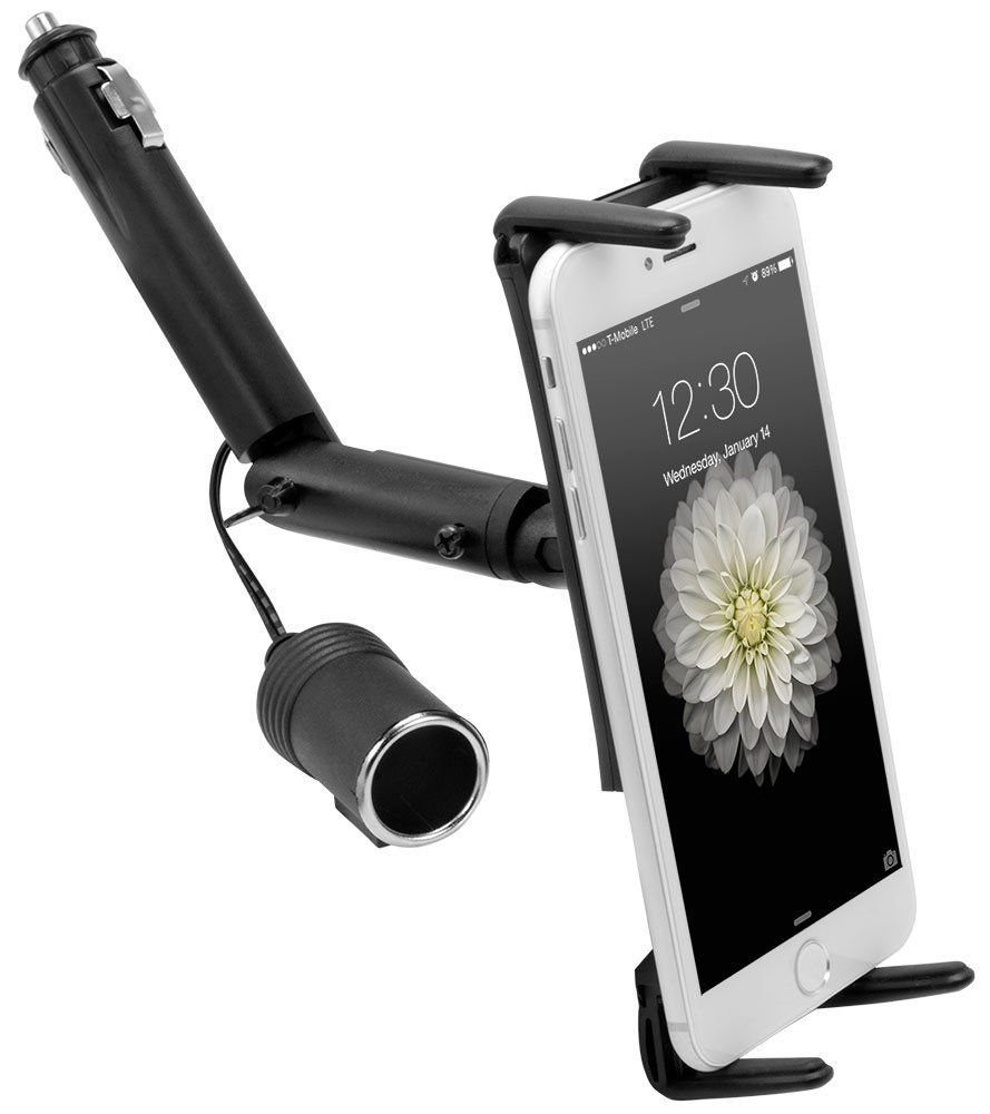 Lighter Socket Car Mount for Samsung Galaxy Note Edge, Note 4 3 & iPhone