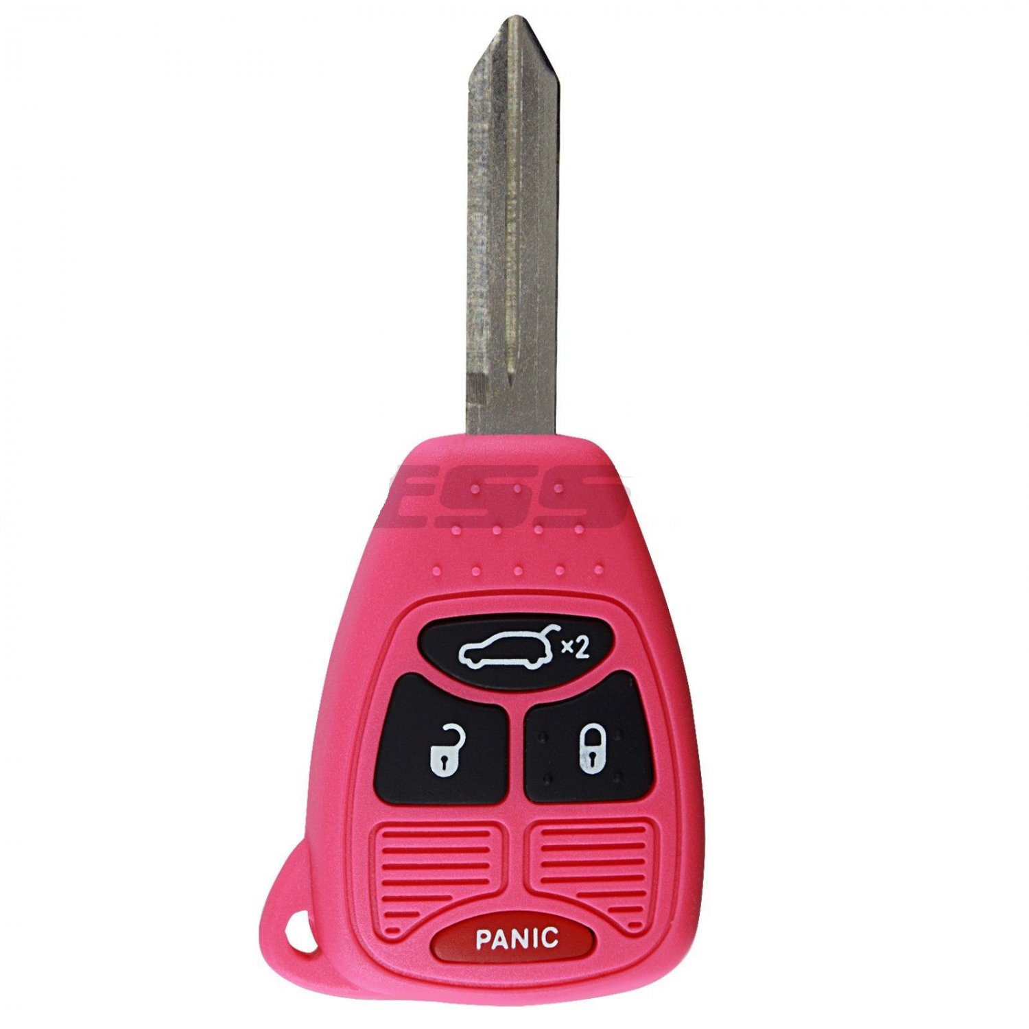 New Pink Uncut Remote Head Key Keyless Entry Combo Transmitter Fob Hatch Gate