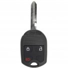 New Uncut Remote Head Ignition Key Keyless Entry Combo Transmitter Fob - 3 Btn