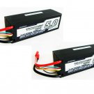 New 2 pkTurnigy 4S 5000mAh Lipo Battery 14.8v 20-30C Hard-Cased