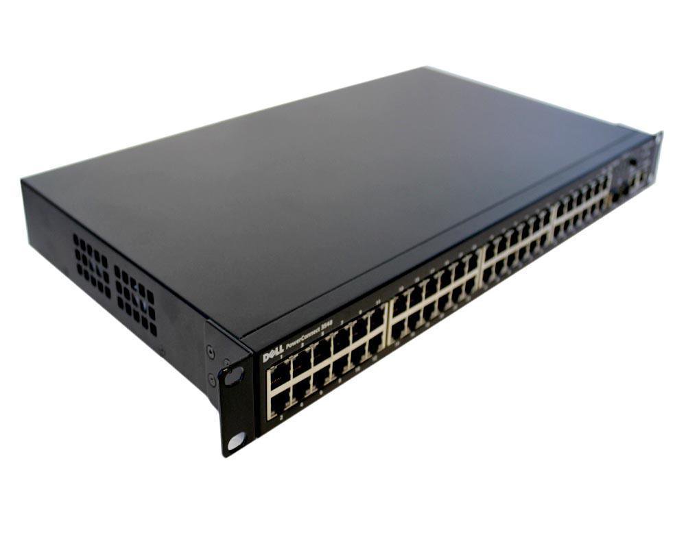 Dell PowerConnect 3548 48Port Network Switch w/Rack Ears AC Cord 5120P