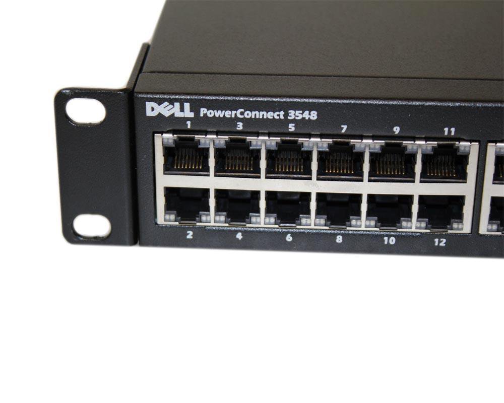 Dell PowerConnect 3548 48Port Network Switch w/Rack Ears AC Cord 5120P