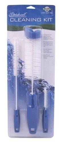 Drinkwell Pet Cat Dog Fountain 3 Brush Cleaning Kit