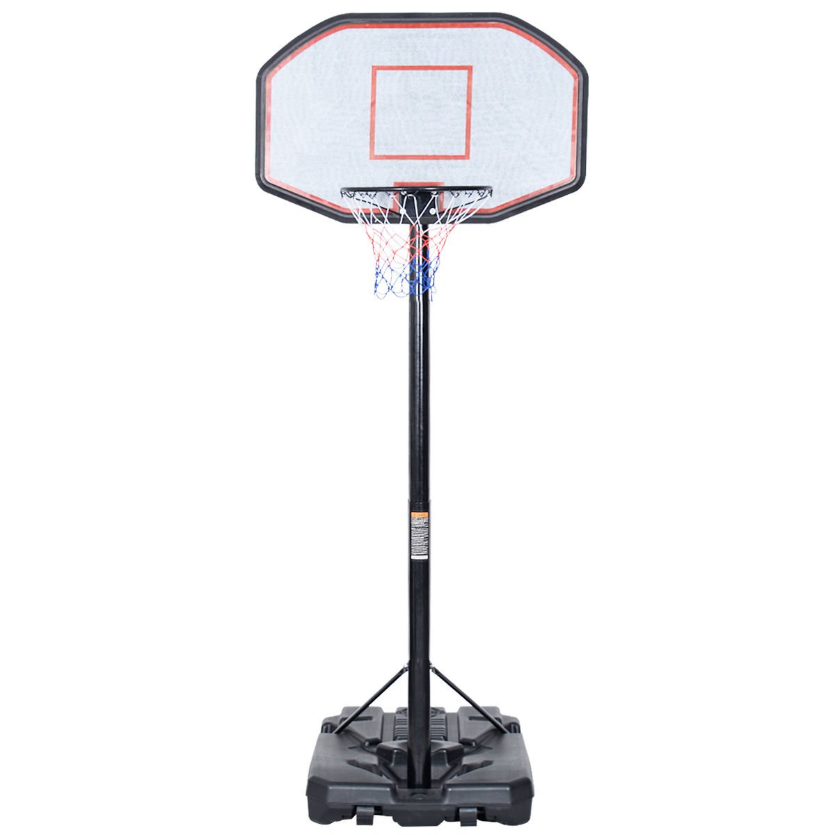10FT Big 42''x28'' Backboard In/Outdoor Adjustable Height Basketball