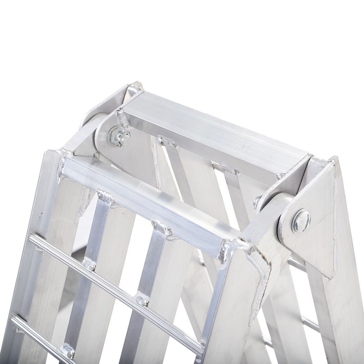 1 Pair 7.5' Heavy Duty ATV UTV Ramps Aluminum Arched Pair 4 Beam HD Ramp