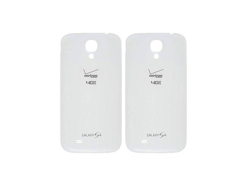 Lot of 2 Genuine Verizon 4G LTE Samsung Galaxy S4 i545 Battery Back Door White
