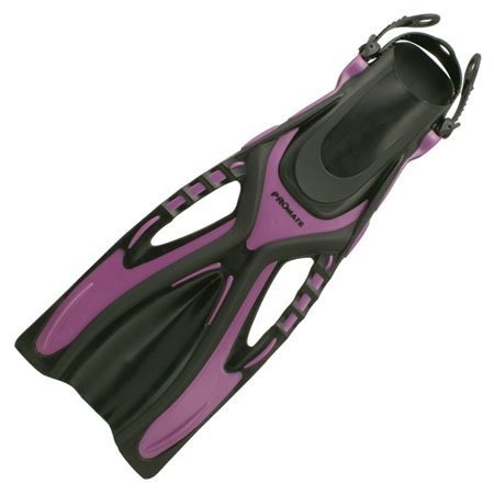 Promate Pace Snorkeling Diving Swimming Fins Flippers for Adult Purple