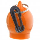 Scuba Dive Regulator Octopus Octo Holder Mouthpiece Cover with Clip - Ball Type Orange