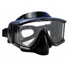 NEW Panoramic Silicone Purge Mask Scuba Dive Snorkeling Black