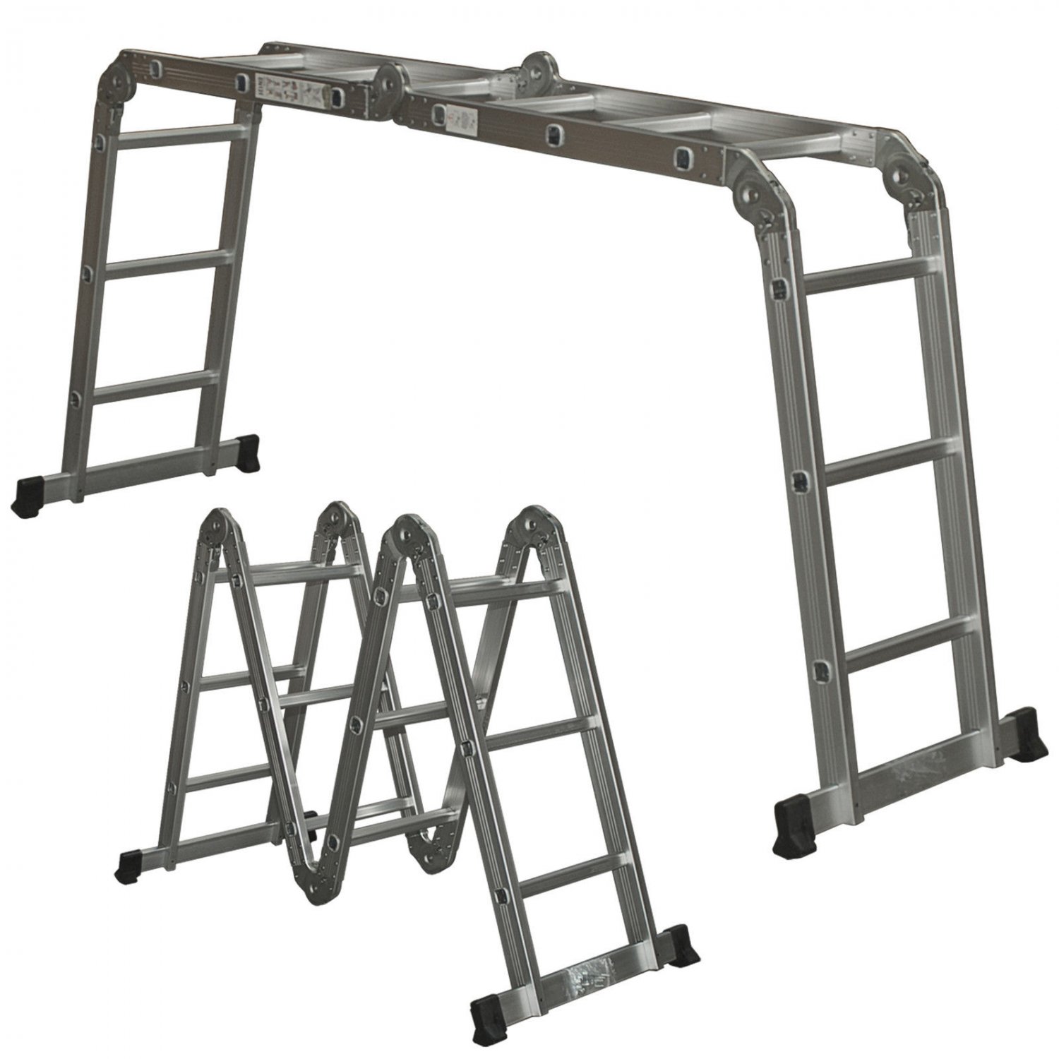 Multi Purpose Aluminum Ladder Folding Step Ladder Scaffold Extendable multi-purpose-aluminum-ladder-folding-step-ladder-scaffold-extendable