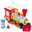 Kids Toy Blowing Bubble Train Car Music, Lights and Bump'n'Go Battery Operated