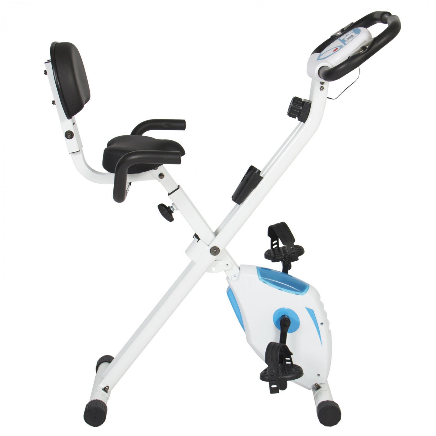 Folding Recumbent Exercise Bike With Digital Display