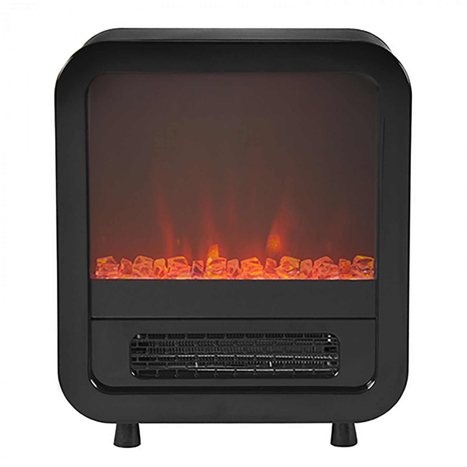 Electric Adjustable Fireplace Portable Mini Compact Indoor Heater