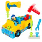 Bump'n'Go Toy Truck With Electric Drill and Various Tools, Lights and Music