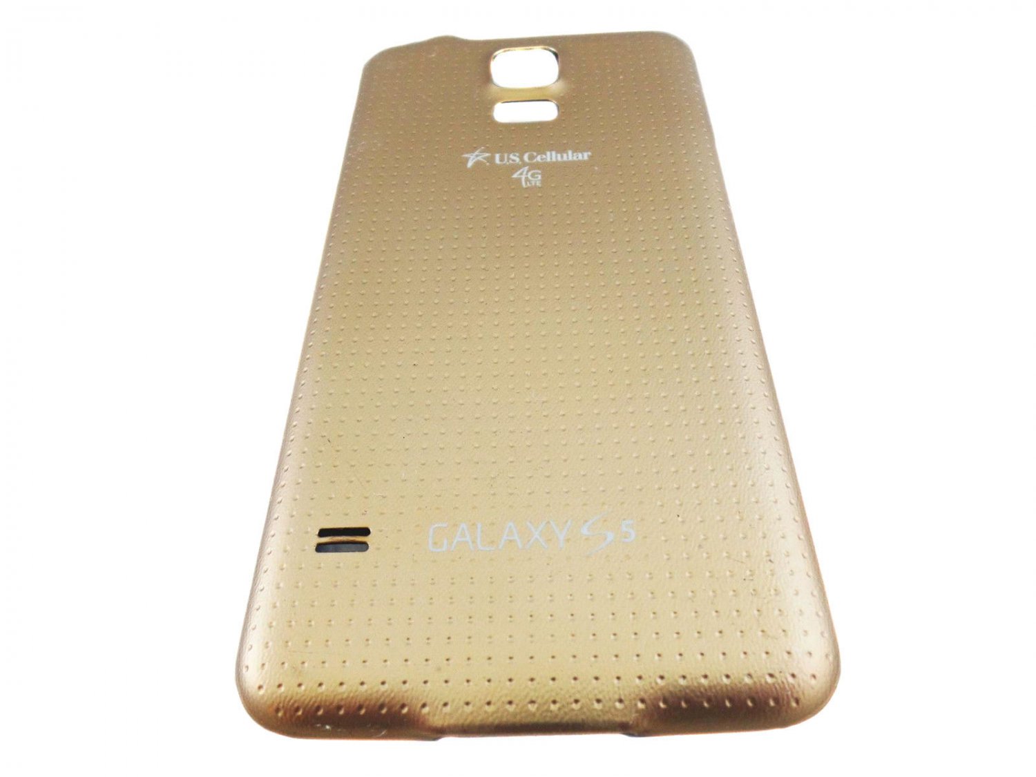 Genuine Original Samsung Galaxy S5 Battery Back Door Cover U.S. Cellular - Gold
