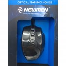 New Gaming Mouse with Blue Light Display Dpi up to 3200dpi 7 Key Fire Key Black