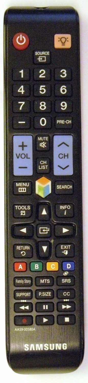 Original SAMSUNG AA59-00580A LED HDTV Remote Control