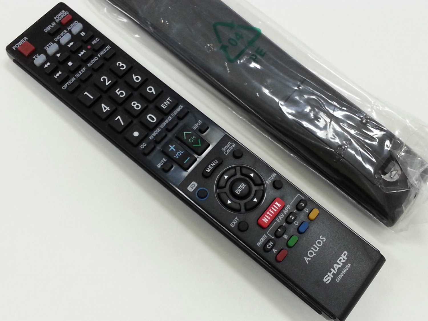 NEW! SHARP TV Remote GA890WJSA for GB004WJSA GA935WJSA GB118WJSA
