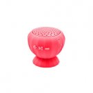 D2 Portable Bluetooth Wireless Waterproof Suction Shower Speakers W-MIC -Red