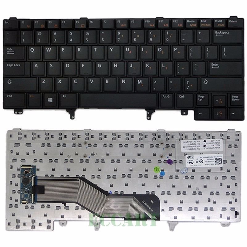 GENUINE OEM Dell Latitude E6320 E6420 US Black Non Backlit Laptop Keyboard C7FHD
