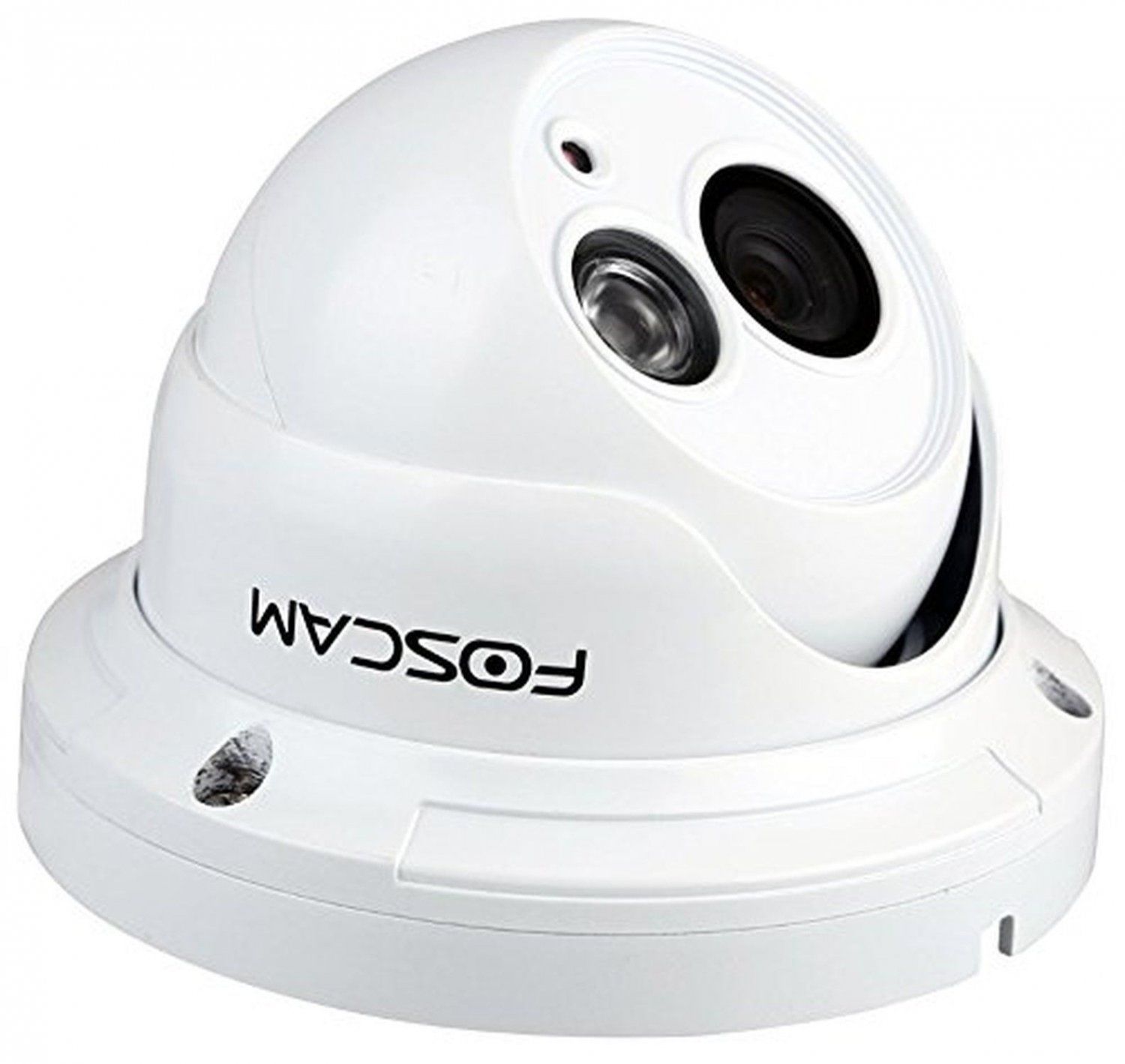 Foscam FI9853EP Outdoor Dome 720P Power Over P2P IP Camera White