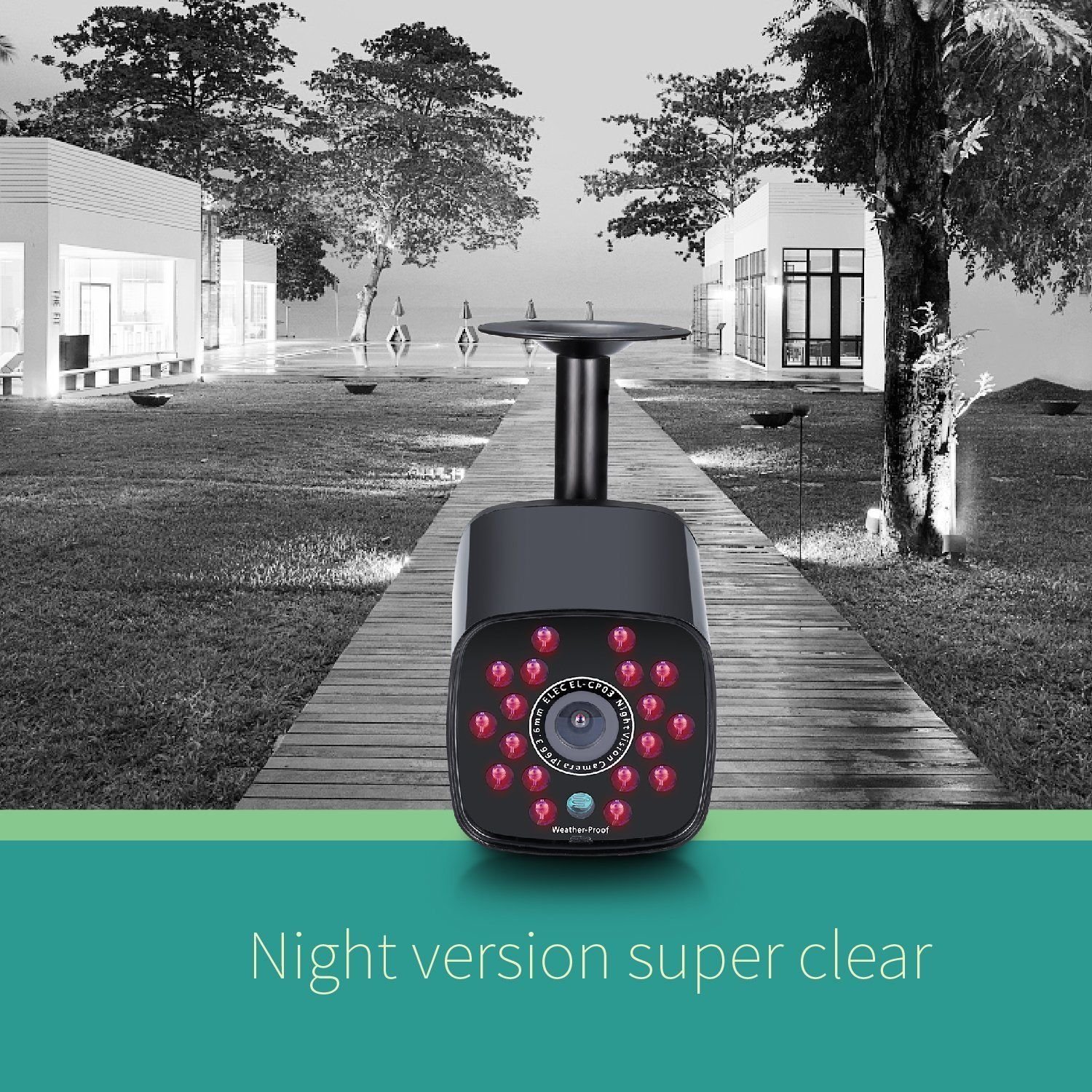 ELEC 8CH 960H DVR 8Channel 1200TVL Home CCTV Surveillance Security Cameras