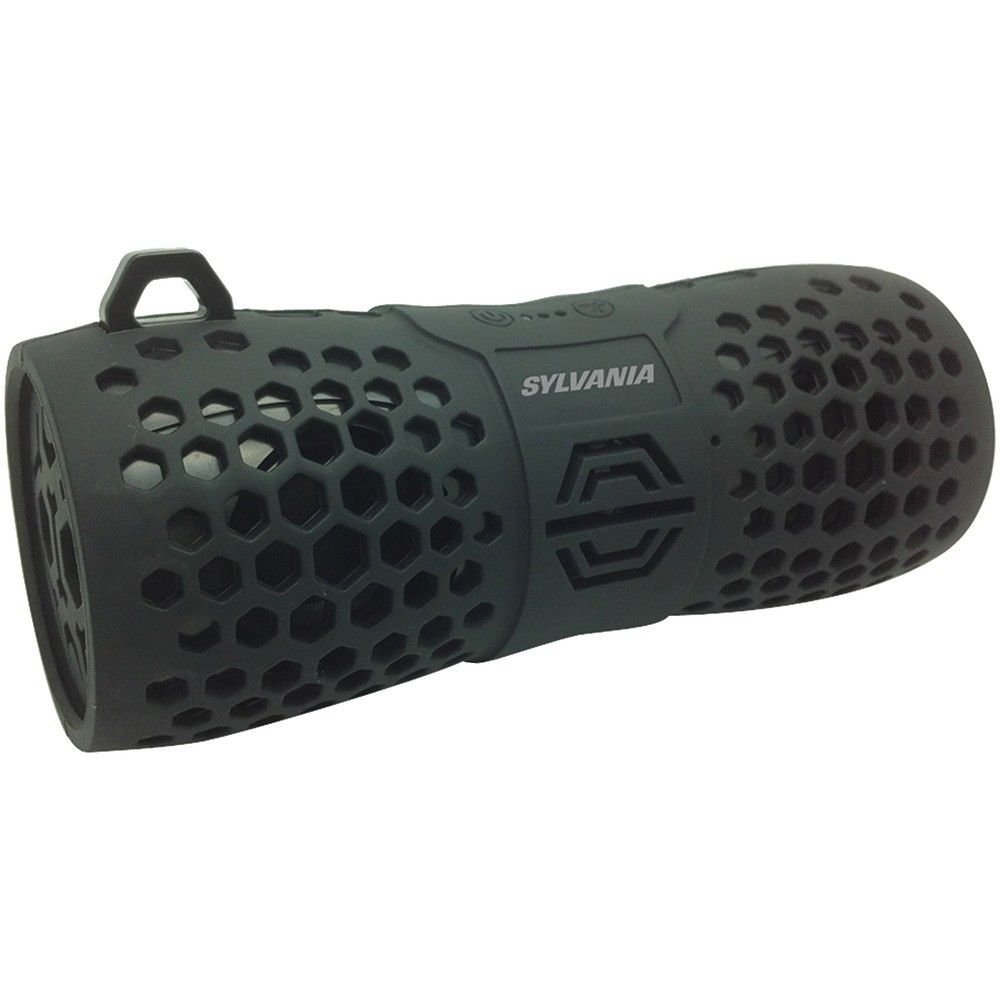 Sylvania SP332 BLACK Water Resistant Bluetooth Speaker