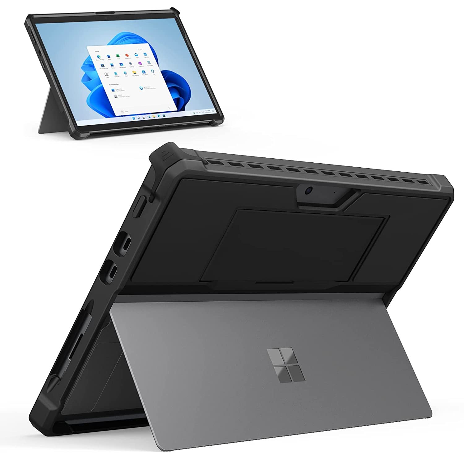 MoKo Case Fits Microsoft Surface Pro 8-13" Touchscreen 2021 Release Tablet - All-in-One Protective