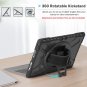 ProCase Surface Pro 8 Case Rugged, Heavy Duty Shockproof Protection with Back Handle and Rotatable K