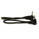 1.5ft 3.5mm 4 Conductor TRRS BOTH ANGLED Mini +Mic / Video M/M Cable