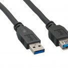 10Ft. (10 Feet) USB 3.0 SuperSpeed Male A to Female A Extension Cable - Black