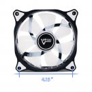 120mm DC 15 LED Cooling Case Fan PC Computer Quiet Edition CPU Cooler White