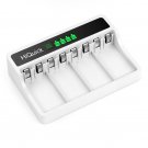 4 Slots Charger For 9V 9 Volt Lithium Ion Rechargeable Batteries  Ni-MH Battery