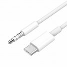 For Samsung Galaxy S10 Plus 1M Type C USB To 3.5mm AUX Audio Jack Adapter Cable