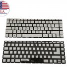 Keyboard For HP 14-dq1038wm 14-dq1043cl 14-dq1039wm Laptop Backlight Silver