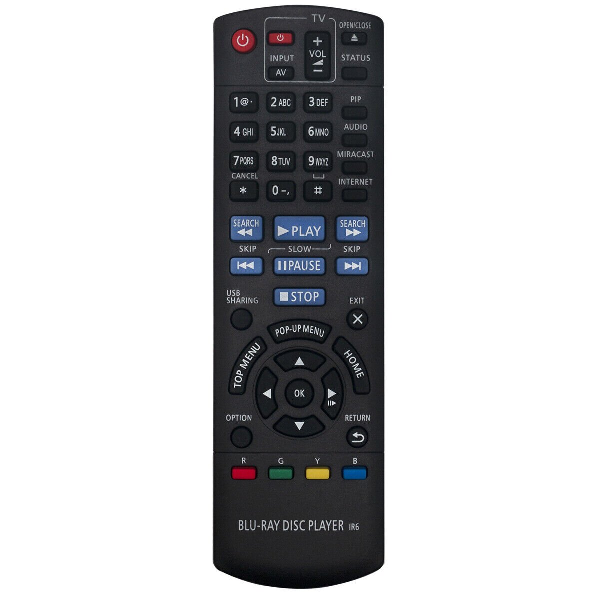N2QAYB000965 Replace Remote for Panasonic Bluray Player DMPBDT270GT