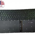 New HP Gaming 15-dk0000 15-dk0056wm 15-dk0055wm Green Backlight Keyboard Black