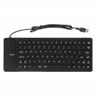 USB 2.0 Silicone Roll Up Foldable PC Computer Keyboard