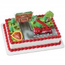 Fire Truck and Station DecoSet Cake Decoration