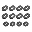 uxcell Side Cover Grommet Single Side Rubber Oval Washer 6Set