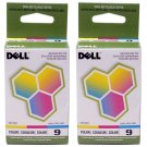Dell MK991 Series 9 926 V305 Color Ink Cartridge (2-Pack) in  Packaging
