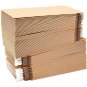 Rigid Mailing Envelopes, Kraft Paper Stay Flat Mailers (6X8 In, 100 Pack)