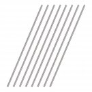 uxcell 5mm x 450mm 304 Stainless Steel Solid Round Rod for DIY Craft - 8pcs