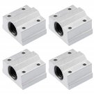 uxcell SCS8UU Linear Ball Bearing Slide Block Units, 8mm Bore Dia (Pack of 4)