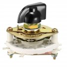 uxcell 2P3T 2 Pole 3 Position 1 Deck Band Channel Rotary Switch Selector with Knob