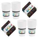 Congrats On Your Retirement Party Plastic Beverage Cups And Napkins Set (Serves 25)