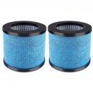H13 Hepa Filter Replacement Compatible With Toppin Tpap002, Part # Tpff002 (2 Pack)